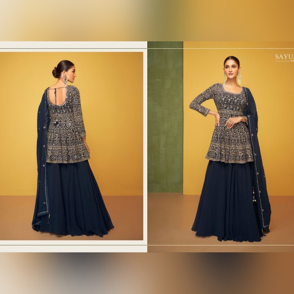 Peplum style Sharara